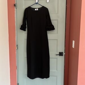 Dainty Jewells Original Layering Dress ( Black, Maxi Length)
